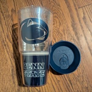 Clear Tervis Penn State Tumbler with Navy Lid